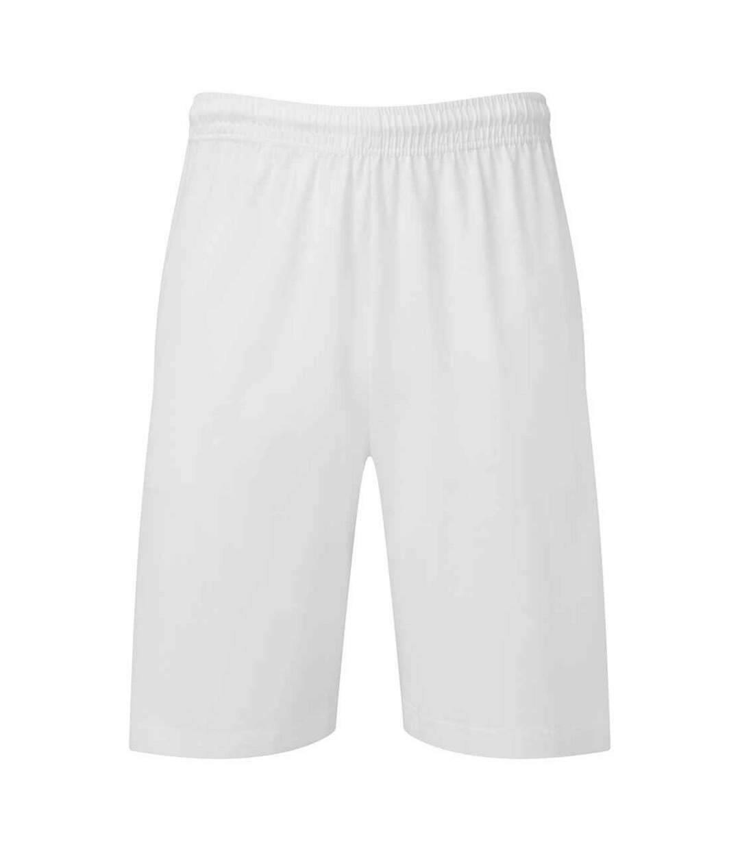 Short jersey iconic homme blanc Fruit of the Loom-1