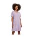 Robe T-shirt Valance Femme Lilas Urban Classics-3