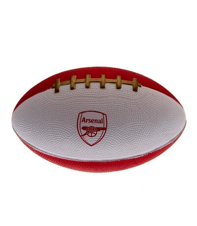 Arsenal FC Mini Soft Football (White/Red) (One Size)