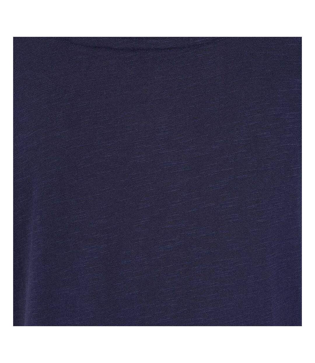 T-shirt Manches Roulées Motif/style Uni Femme Crépuscule Lazy Jacks-3