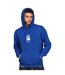 Mens Pull Over Hoodie Blue Hugo-1