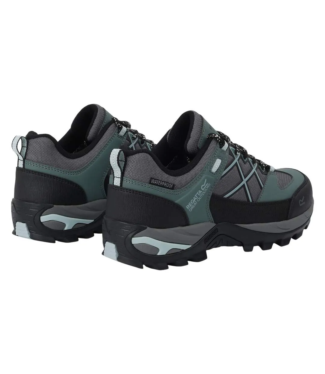 Chaussures De Marche Samaris Femme Vert Sombre Granite Regatta-2