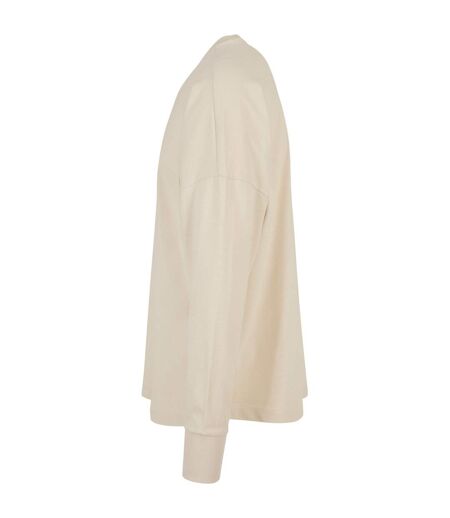 T-shirt Manches Longues Homme Beige Build Your Brand