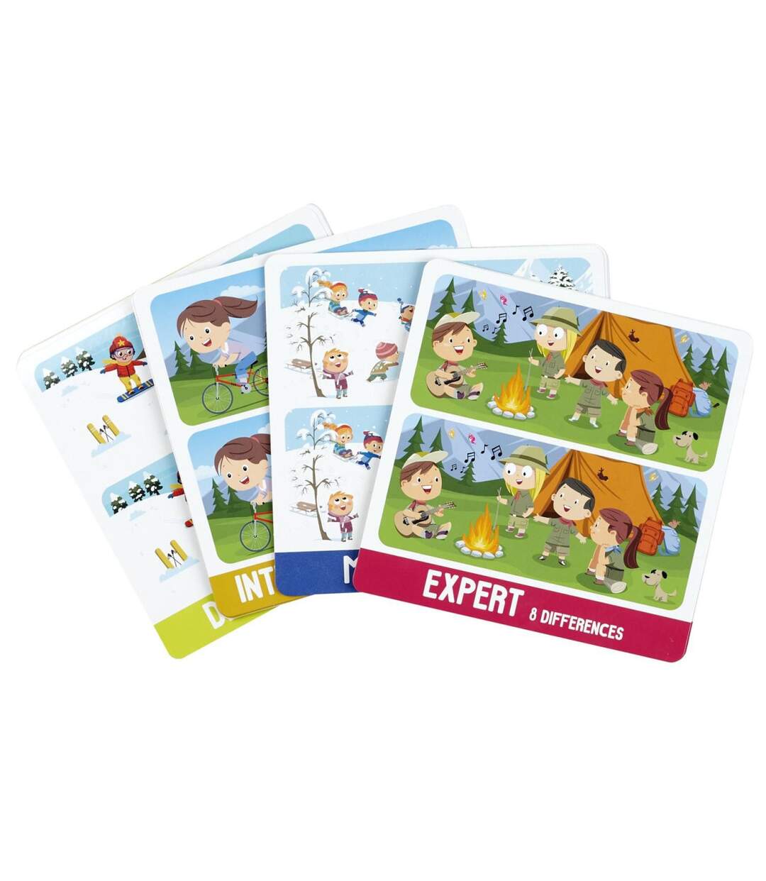Jeu de Cartes Différences 15cm Multicolore-1