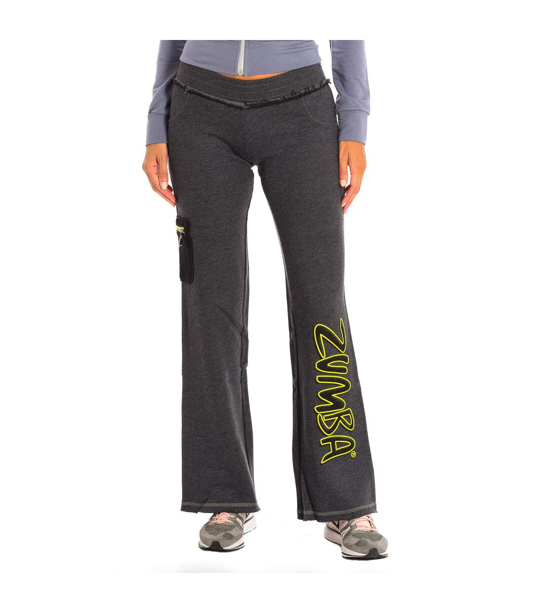 Long Flared Sports Pants Z1B00107 woman-1