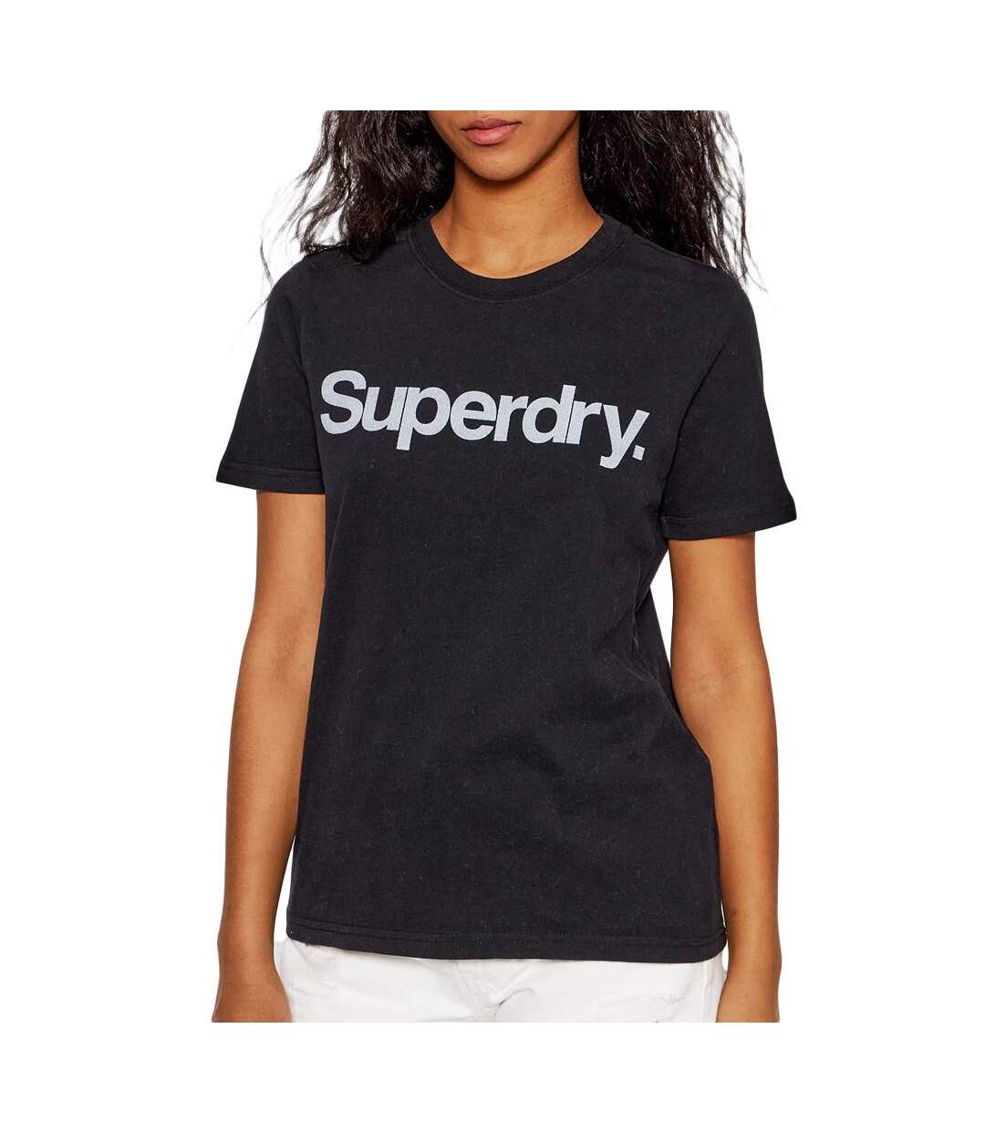 T-shirt Marine Femme Superdry CL Tee - 34-1