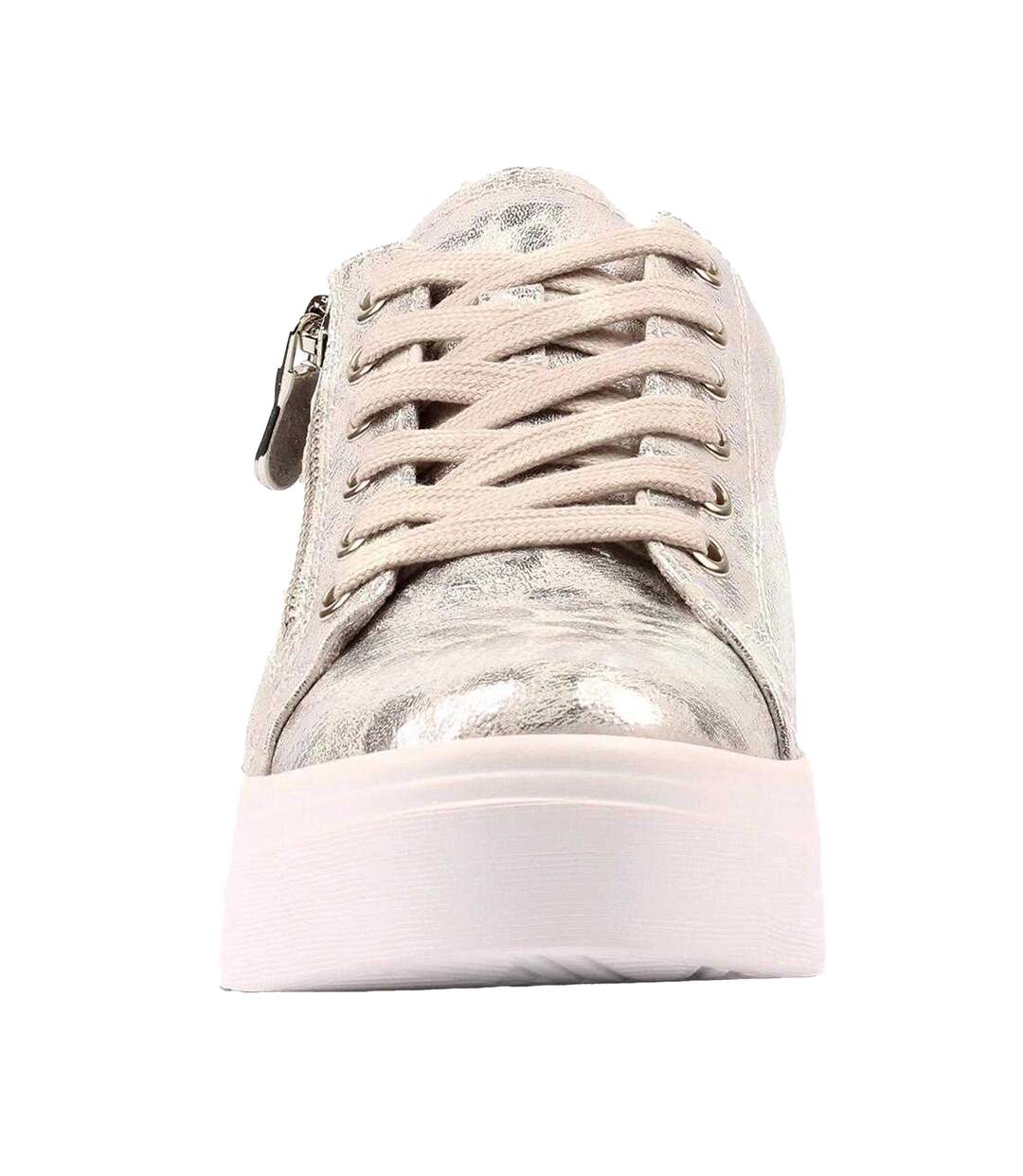 Baskets Motif/style Imprimé Animal Charm Ll Femme Argenté Lunar-3