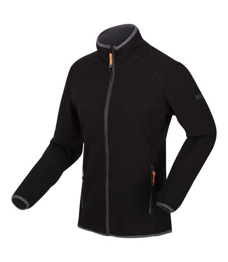 Veste polaire kinwood femme noir / gris phoque Regatta