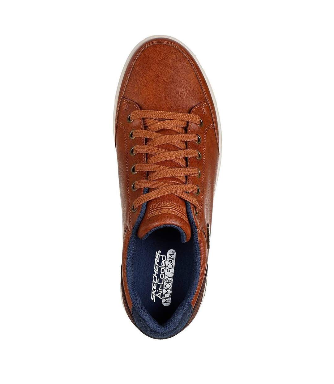 Chaussures Cavell Sparkman Homme Marron Clair Skechers-3