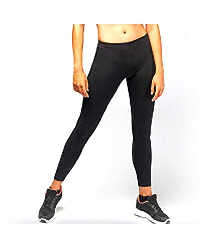Proact Womens/Ladies Elasticated Athletic Leggings (Black)