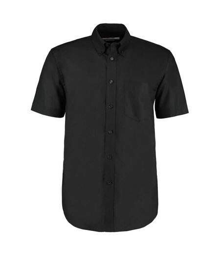 Chemise À Manches Courtes Hommes Noir Kustom