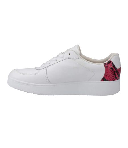 Baskets femme blanc / framboise FitFlop