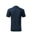 Polo Motif/style Losange Premium Homme Bleu Marine Malfini-2
