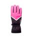 Gants De Ski Baixa Femme Noir Rose Hi-Tec-1