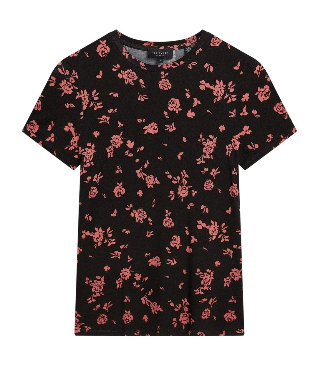 T-shirt Motif/style Floral Femme Noir Ted Baker-2