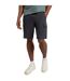 Mens atlantis organic cargo shorts charcoal Animal-4