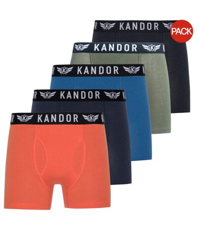 Boxers bambers homme orange Kandor