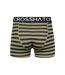 Pack of 3  Mens gridline boxer shorts  green Crosshatch-4