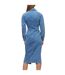 Womens/ladies Gesina Denim Dress Blue Hugo-3