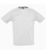 SOLS Mens Sporty Short Sleeve Performance T-Shirt (White)