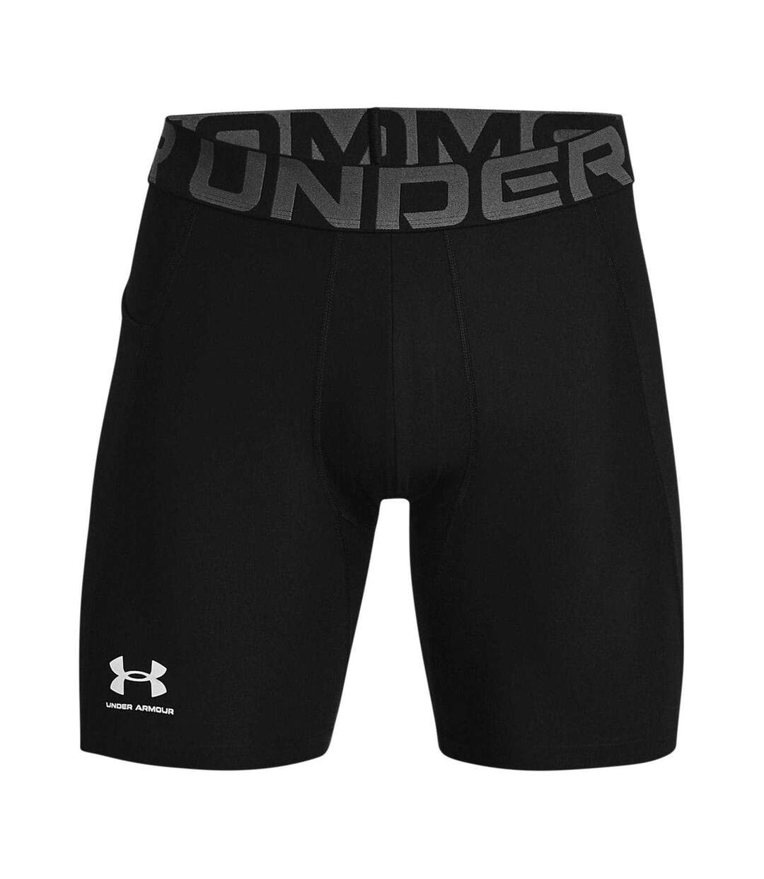 Mens Heatgear Fitted Compression Shorts Black Under Armour-1