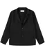 Mens Fairfax Seersucker Lightweight Tailored Blazer Black Prevu-1