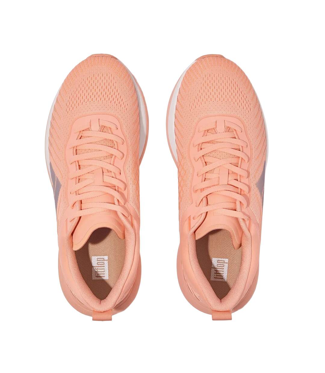 Womens/ladies runner mesh trainers blush FitFlop-3
