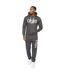 Sweat À Capuche Ellsworth Homme Charbon Chiné Crosshatch-1