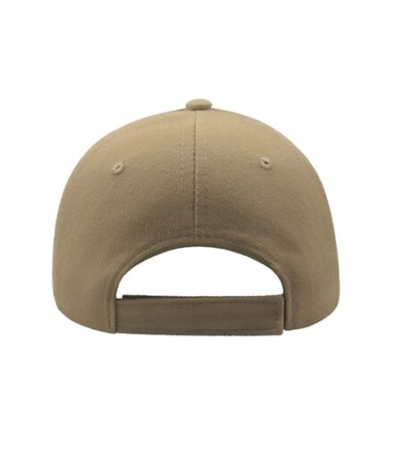 Atlantis Liberty Five Heavy Brush Cotton 5 Panel Cap (Khaki) - UTAB192