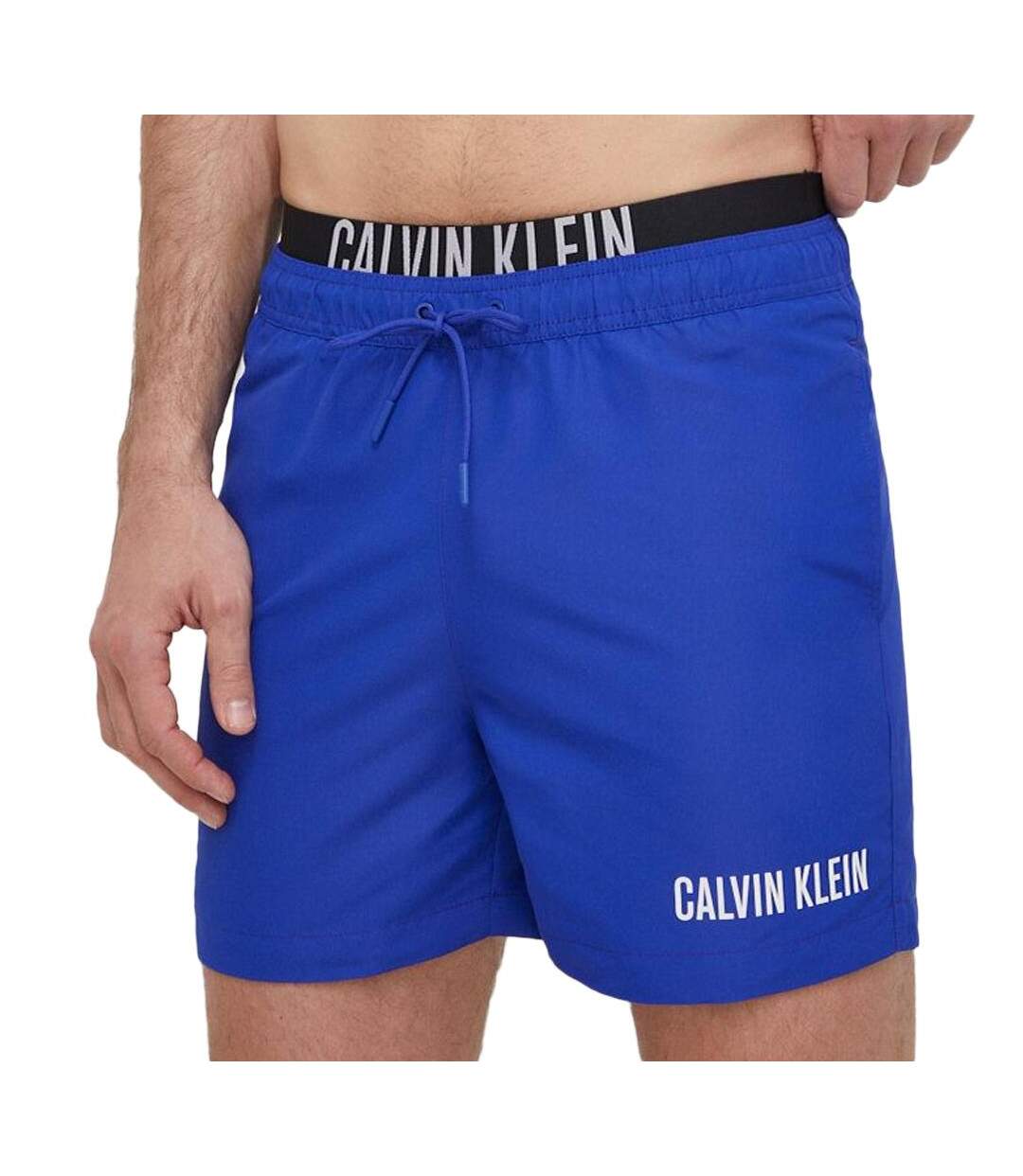 Short de bain Bleu Roi Homme Calvin Klein Medium Double - L-1