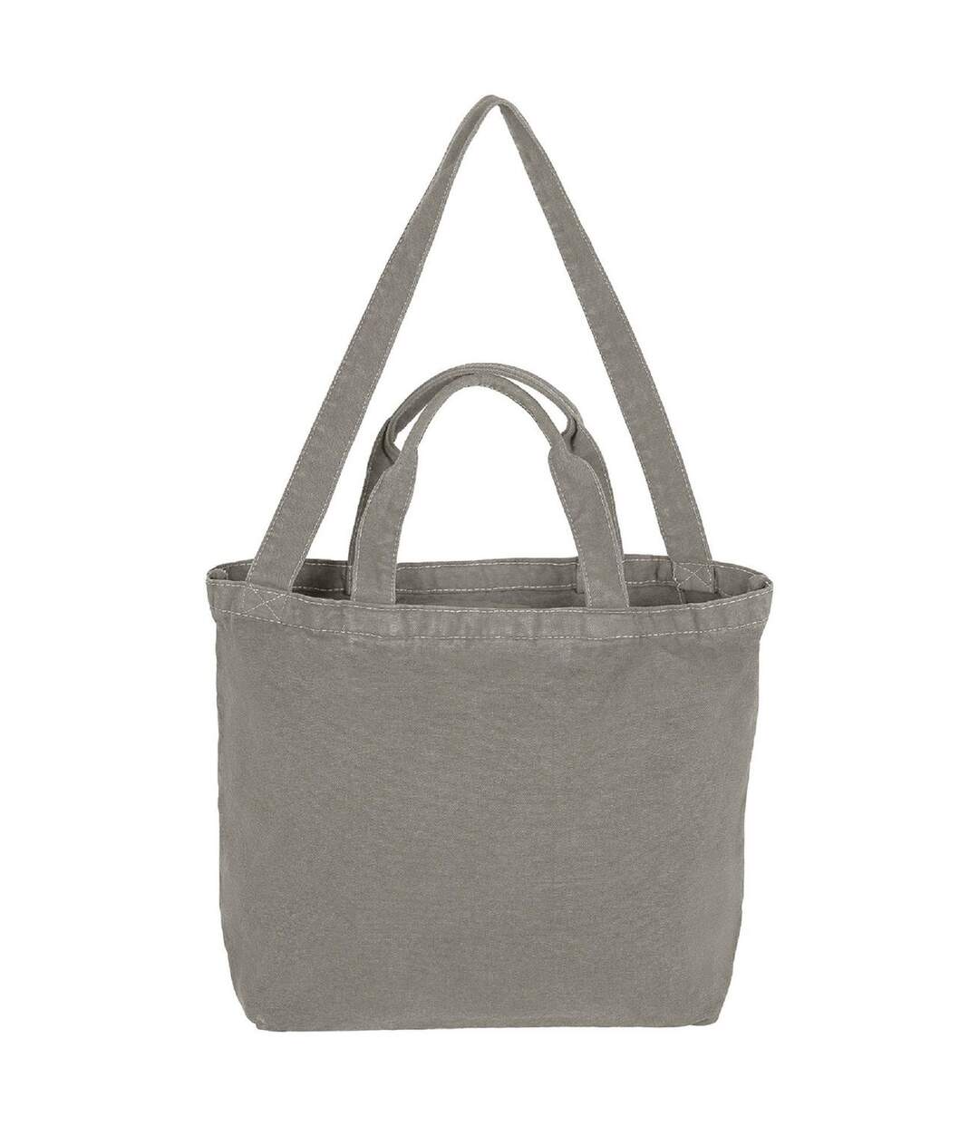 Cabas zippé en toile - Fourre-tout - CA-4432 ZCS - gris naturel-2