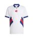 Haut De Rugby Manches Courtes Motif/style France Ffr Homme Blanc Adidas-1