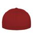 Yupoong Mens Flexfit Fitted Baseball Cap (Red)