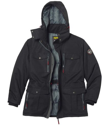 Parka GRAND FROID met capuchon van imitatiebont