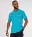 Pack of 2 Men's Henley T-Shirts - Off-White Turquoise-2