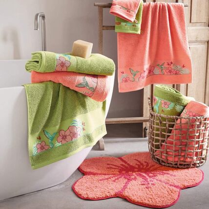 2 gants de toilette