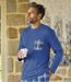 Le Pyjama Coton Style Ecossais-3