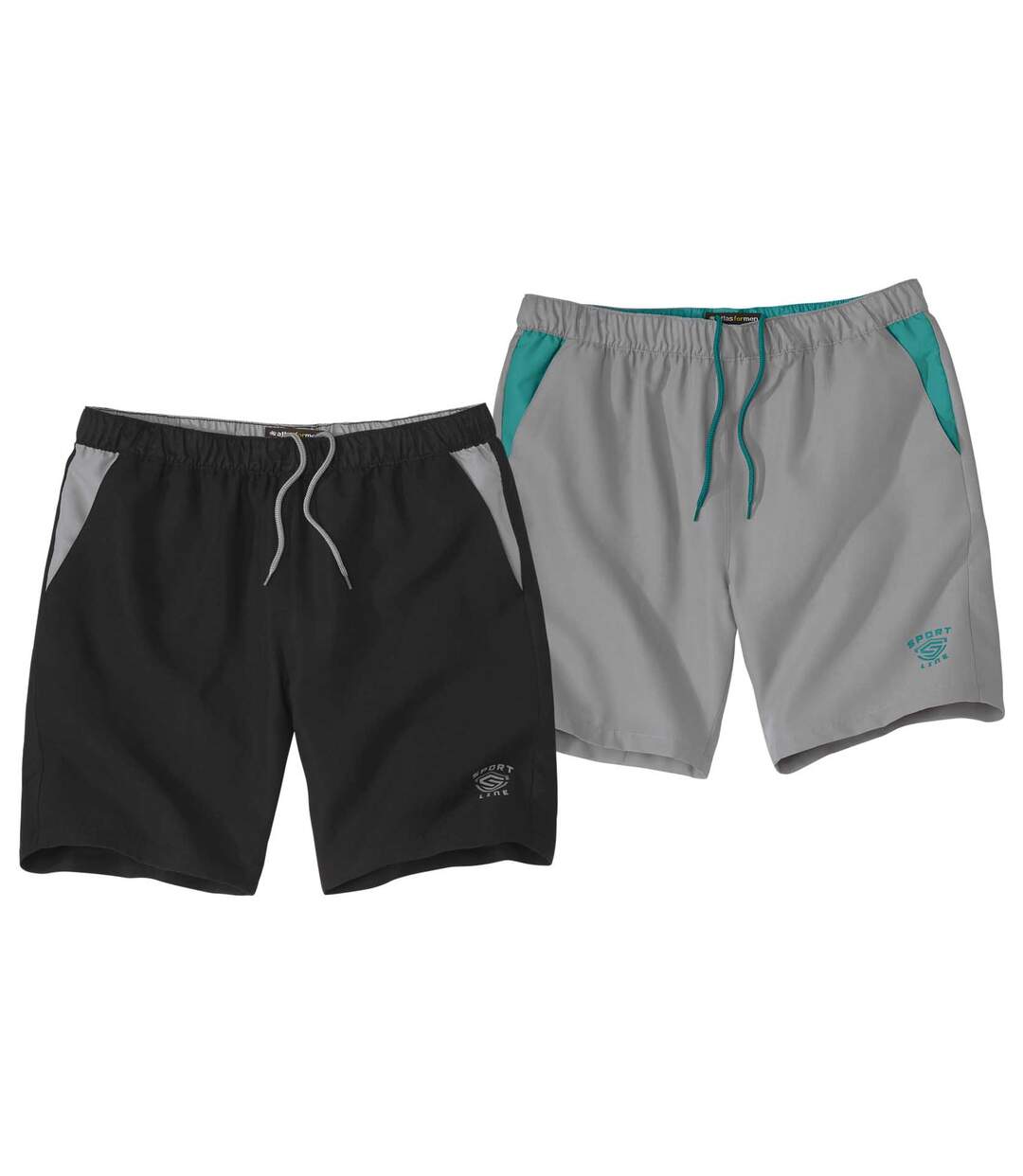 Set van 2 microvezel beach shorts    Atlas For Men