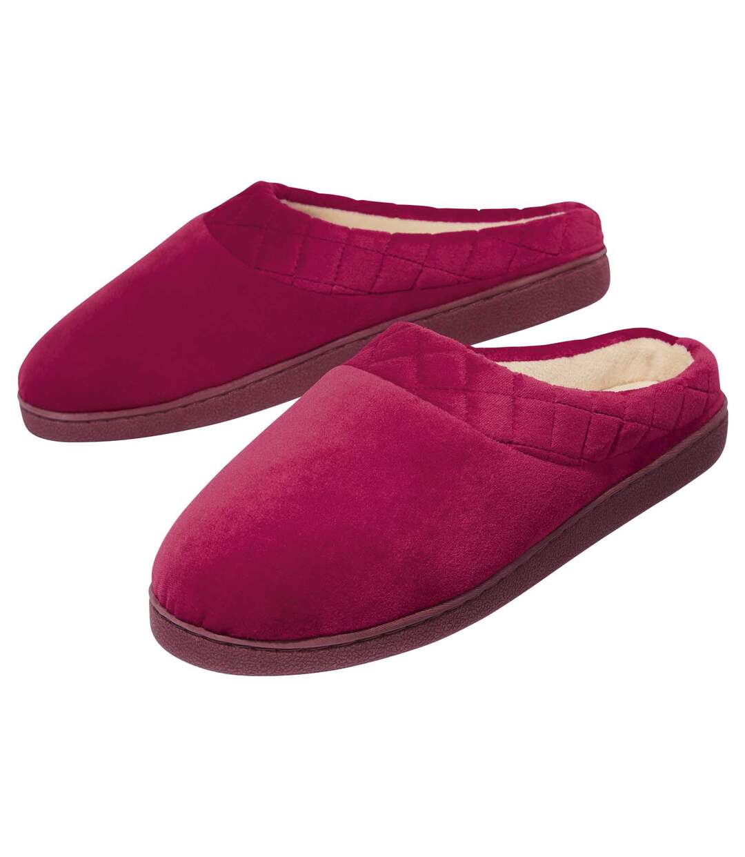 Women’s Pink Velour Slippers   Atlas For Men