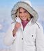 Műszőrme kapucnis mikrotech parka-3