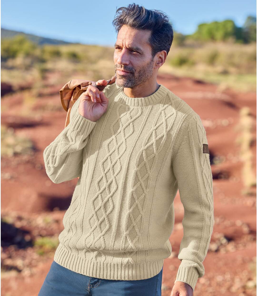 Pull Tricot Torsadé Country Man-1