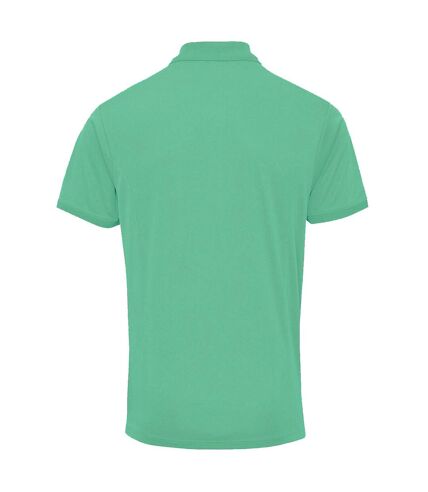 Polo coolchecker homme vert tendre Premier