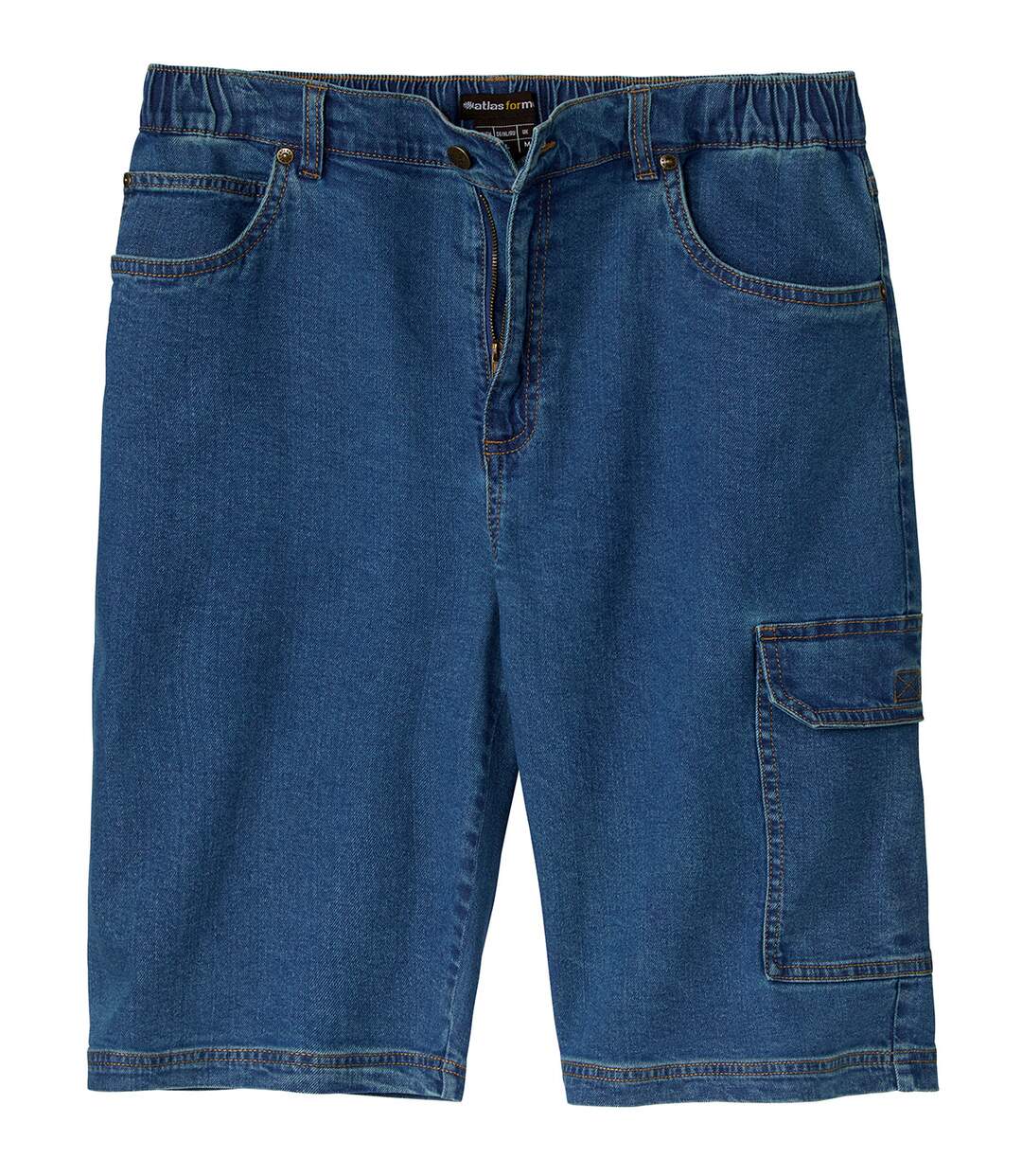 Bermudy bojówki z denimu-2