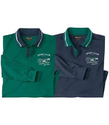 Lot 2 Polos Coton Sport Club 