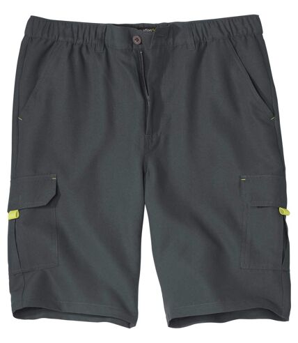 Men's Microfiber Cargo Shorts - Anthracite
