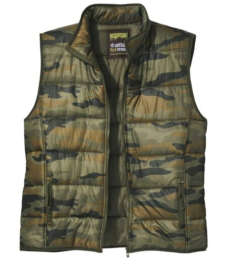 Camouflage bodywarmer Forest Camp