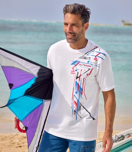 Set van 4 zomerse T-shirts