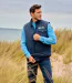 Men's Navy Multi-Pocket Padded Gilet-3