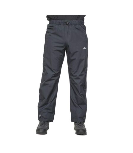 Trespass Mens Purnell Waterproof & Windproof Over Trousers (Black)