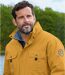 Men's Ochre Multi-Pocket Parka - Water-Repellent   